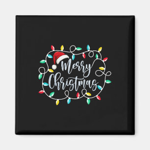 Lustige Fröhliche Weihnachtslichter Xmas Familie M Magnet