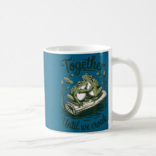Lustige Froschbraut & -bräutigam Flitterwochen-Sti Kaffeetasse