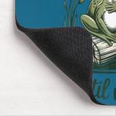 Lustige Froschbraut & -bräutigam Flitterwochen-Sti Mousepad (Ecke)