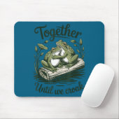 Lustige Froschbraut & -bräutigam Flitterwochen-Sti Mousepad (Mit Mouse)