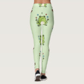 Lustige Frösche auf Achse Leggings (Rückseite)