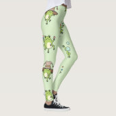 Lustige Frösche auf Achse Leggings (Rechts)