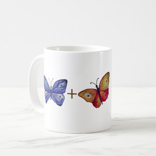 lustige FrühlingsTasse Kaffeetasse (Vorderseite Links)