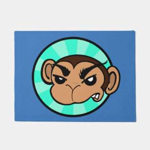 LUSTIGE FRUSTRIERTE AFFE-FUSSMATTE FUßMATTE