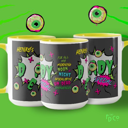 Lustige Fun DeADy Special Pop Art Tasse