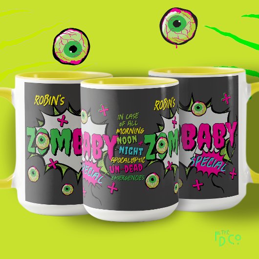 Lustige Fun ‘ZomBaby’ Special Pop Art Tasse