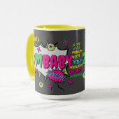 Lustige Fun ‘ZomBaby’ Special Pop Art Tasse (Vorderseite Links)