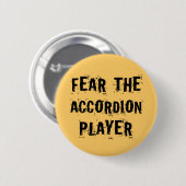 Lustige Furcht das Button (Vorne & Hinten)