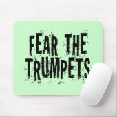 Lustige Furcht das Trompete-Geschenk Mousepad (Mit Mouse)