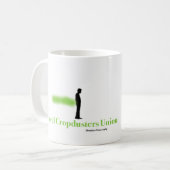 Lustige Furz-Tasse - Cropdusters Gewerkschaft Kaffeetasse (Vorderseite Links)