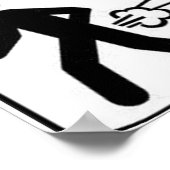 Lustige Furz Witz Papa Vater Passe deinen Text Poster (Ecke)