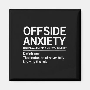 Lustige Fußball-Definition Fußballspieler Trainer Magnet