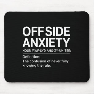 Lustige Fußball-Definition Fußballspieler Trainer Mousepad
