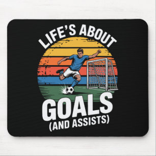 Lustige Fußball-Komödie-Kunst für Jungen Mädchen M Mousepad