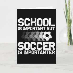 Lustige Fußball-Kunst für Jungen Mädchen Männer Fr Karte