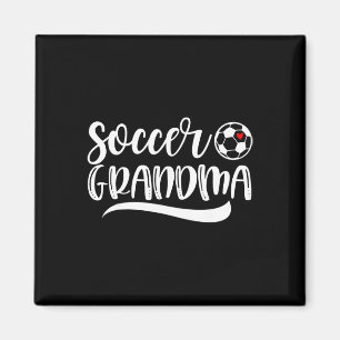 Lustige Fußball-Oma Fußball-Fan Muttertag Magnet