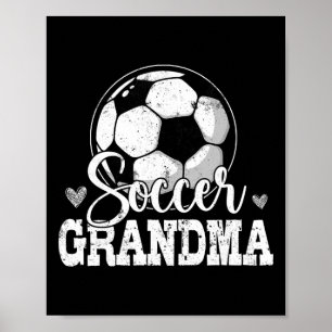 Lustige Fußball-Oma Fußball-Fan  Poster