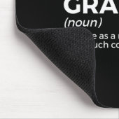 Lustige Fußball-Opa-Definition Mousepad (Ecke)