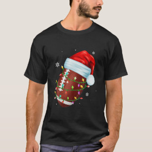 Lustige Fußball-Schneemann-Weihnachtsbaum-Pyjamas T-Shirt