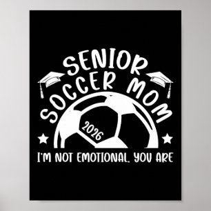 Lustige Fußball-Senior-Mutter 2026 Fußball-Senior- Poster