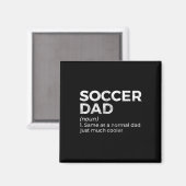 Lustige Fußball-Vater-Definition  Magnet (Vorderseite/Rückseite)