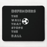 Lustige Fußball-Zitate - Verteidigerwall, der das