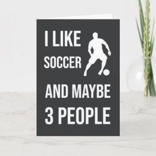 Lustige Fußballkarten Humor Spieler Team Coole Spo Karte