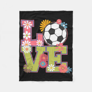 Lustige Fußballkunst für Frauen Mädchen Fußballspi Fleecedecke