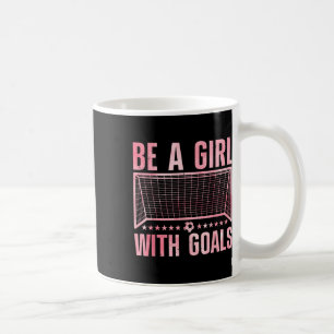 Lustige Fußballkunst für Frauen Mädchen Fußballspi Kaffeetasse
