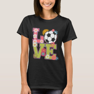 Lustige Fußballkunst für Frauen Mädchen Fußballspi T-Shirt