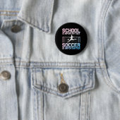 Lustige Fußballkunst für Jungen Mädchen Männer Fra Button (Beispiel)