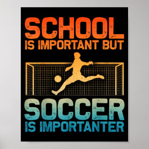 Lustige Fußballkunst für Jungen Mädchen Männer Fra Poster