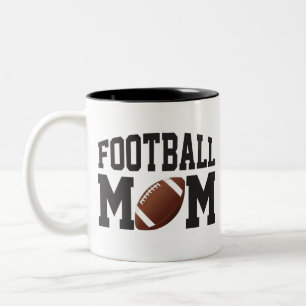 Lustige Fußballmutter Zweifarbige Tasse