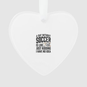 Lustige Fußballtag Zitat Vintage-Shirt-Design_1 Ornament