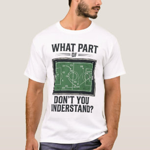 Lustige Fußballtaktiken Trainer Vintage-Shirt-Desi T-Shirt