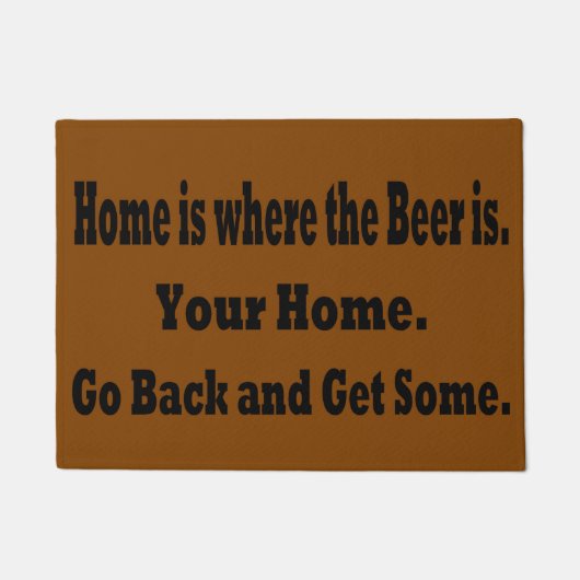 Lustige Fußmatte (Vorderseite)