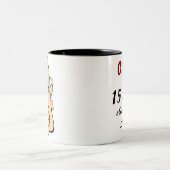 Lustige Gag-Zitat-Tassen-Tassen - besonders Zweifarbige Tasse (Mittel)