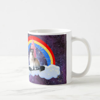 Lustige Galaxie-Regenbogen-Prinzessin Skateboard Kaffeetasse