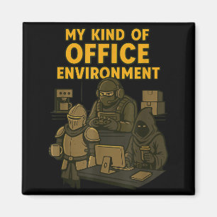 Lustige Gamer-Büroarbeit Sarkasmus Gamer Nerd Büro Magnet