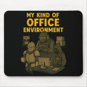 Lustige Gamer Büroarbeit Sarkasmus Gamer Nerd Büro Mousepad