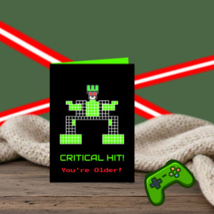 Lustige Gamer-Geburtstagskarte Feiertagskarte