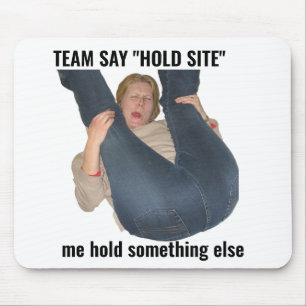 Lustige Gamer-Meme-Mauspad Halteposition Mousepad