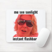Lustige Gamer-Meme-Mauspad Instant Flashbang Mousepad (Mit Mouse)