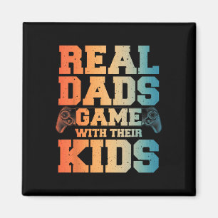 Lustige Gamer-Vater-Kunst für Gaming-Vater Daddy M Magnet