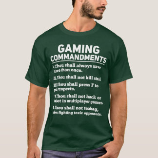 Lustige Gaming-Gebote Video-Spieler Geburtstags-Gi T-Shirt