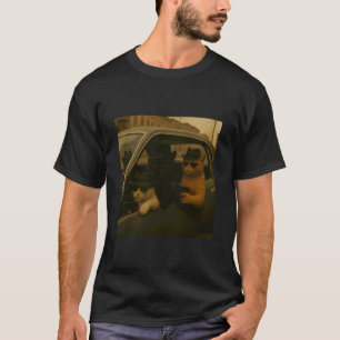 Lustige Gangster Katzen Männer Frauen Katzenliebha T-Shirt