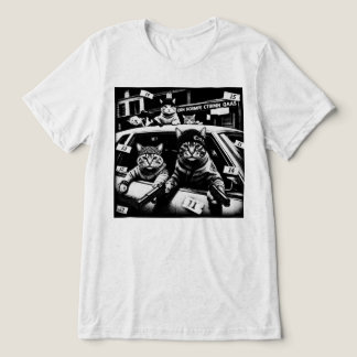 Lustige Gangsterkatzen mit Thug Life Tri-Blend Shirt