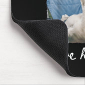 Lustige Gans Ente Lebt Hier Baseball Feld Meme Mousepad (Ecke)