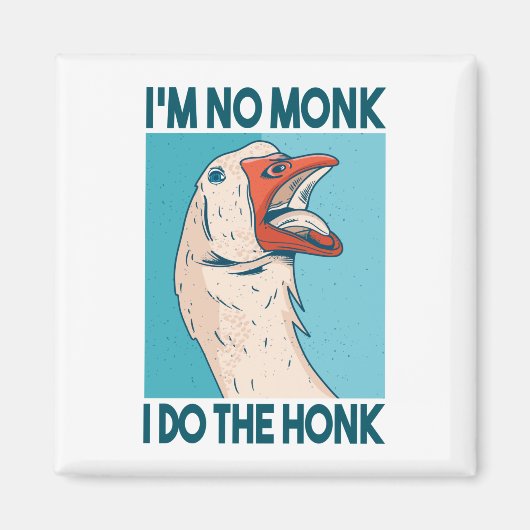 Lustige Gans Honk Vogel Magnet (Vorne)