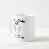Lustige Gans Mama Kaffeetasse Gute Mütter sagen sc (Vorderseite Links)